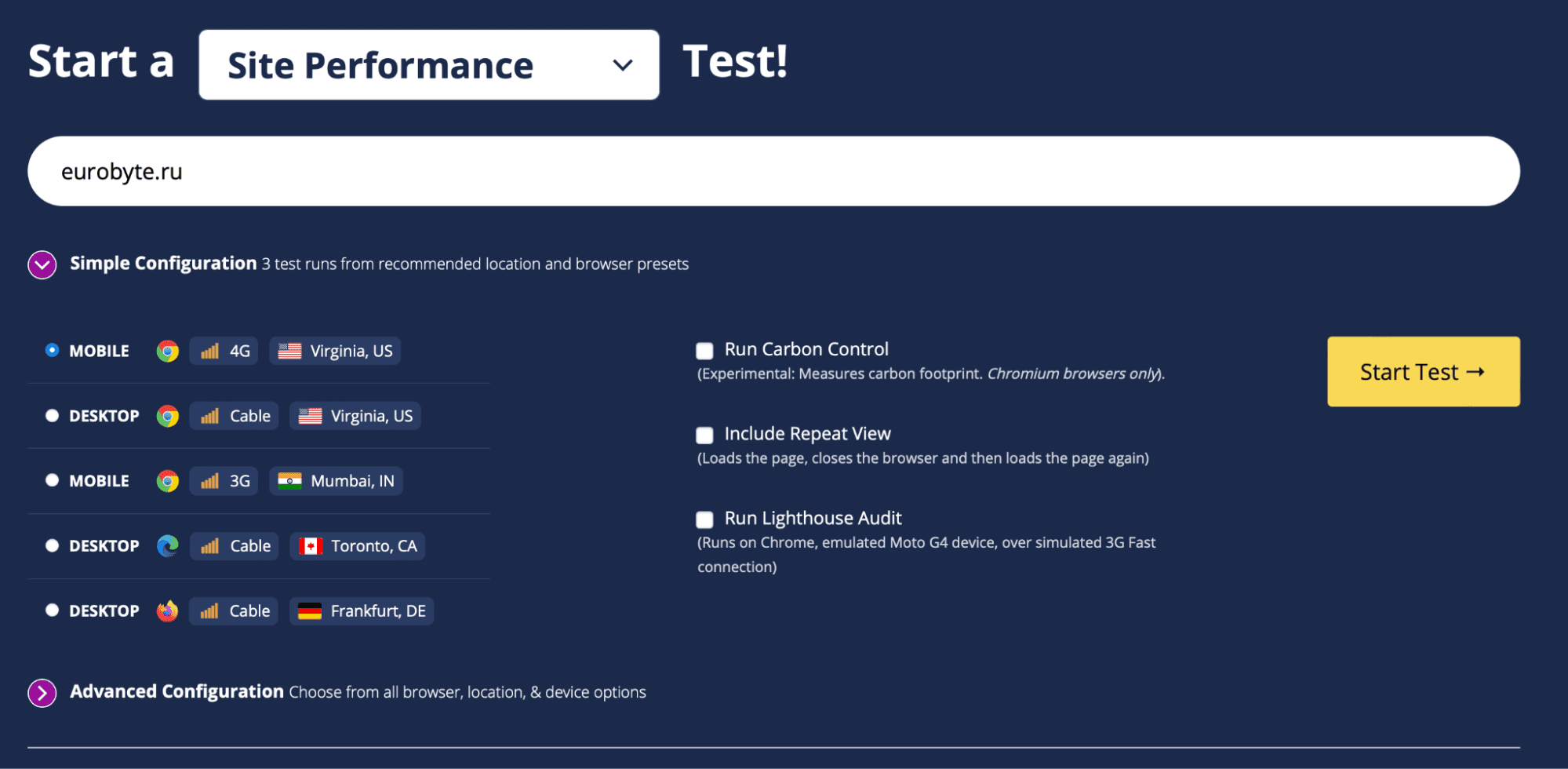 Web Page Test.