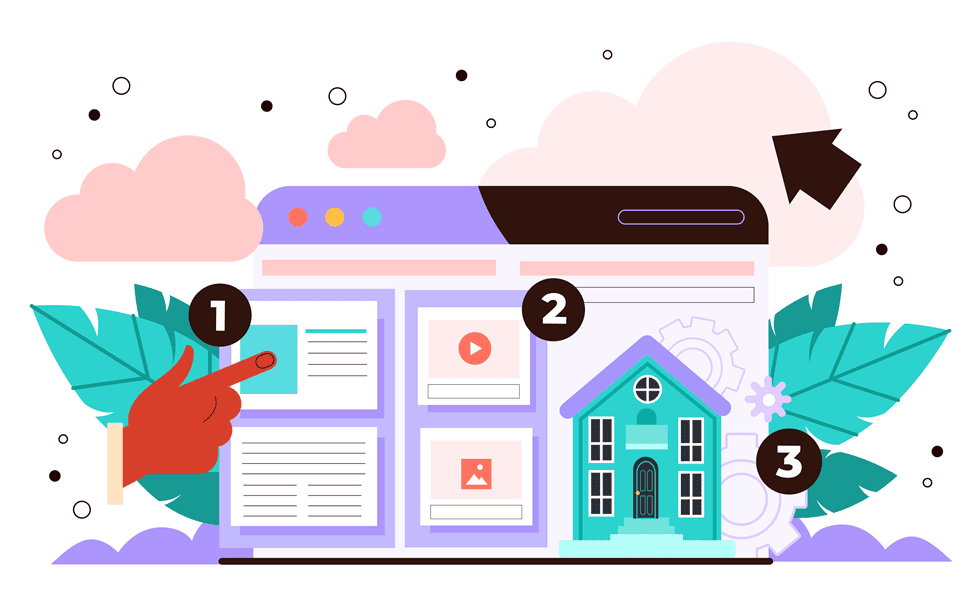 Основные элементы навигации на сайте